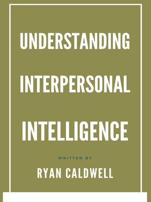 cover image of Understanding Interpersonal Intelligence